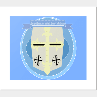 Knight Templar Blue Posters and Art